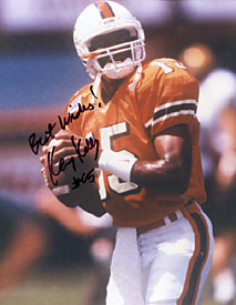 Kenny Kelly Autographed 8x10 Photo Miami Hurricanes