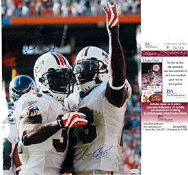 Ronnie Brown & Ricky Williams Autographed / Signed 16x20 Photo (James Spence)