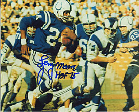 Lenny Moore Autographed/Signed 8x10 Photo