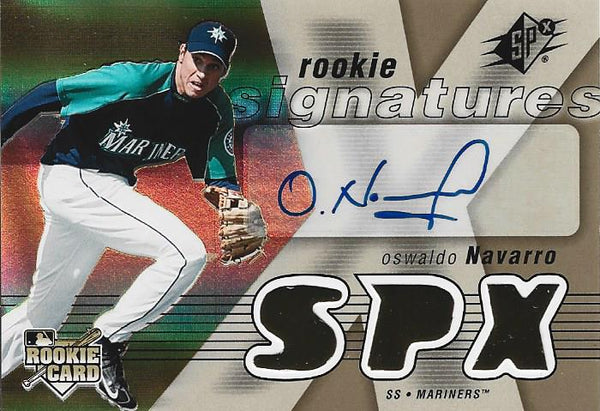 Oswaldo Navarro 2007 Autographed SP Rookie Card