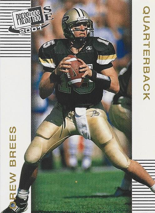 Drew Brees Press Pass Card