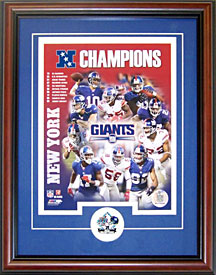 New York Giants Framed NFC Championship Collage 8x10 Photo