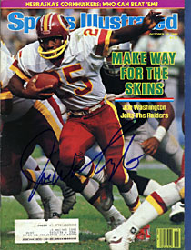 Joe Washington Signed Sports Illustrated Magazine - 1983