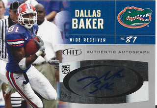 Dallas Baker Autographed Sage Card