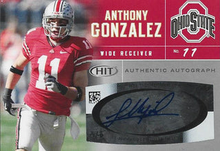 Anthony Gonzalez Autographed Sage Card