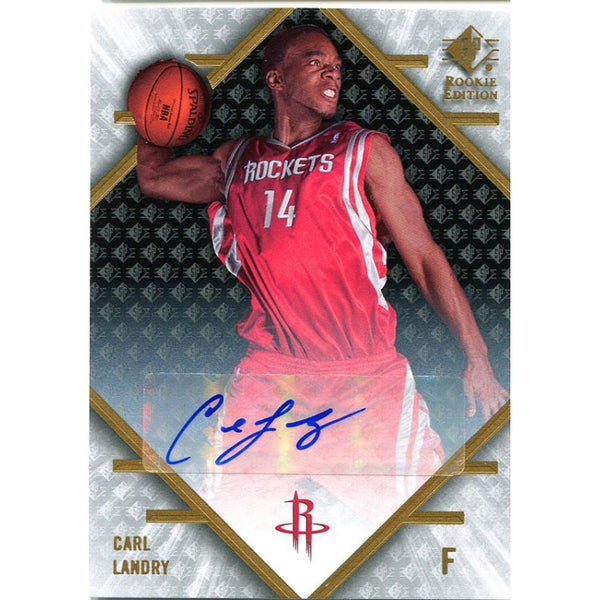 Carl Landry Autographed 2007-2008 Upper Deck SP Card