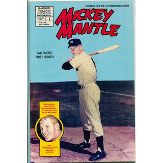 Mickey Mantle December 1991 First Issue Comic Book