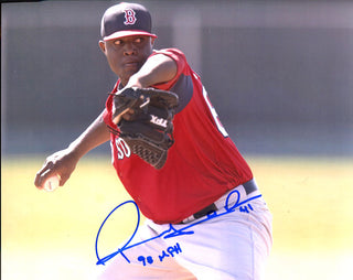 Rubby De La Rosa 98 MPH Autographed 8x10 Photo