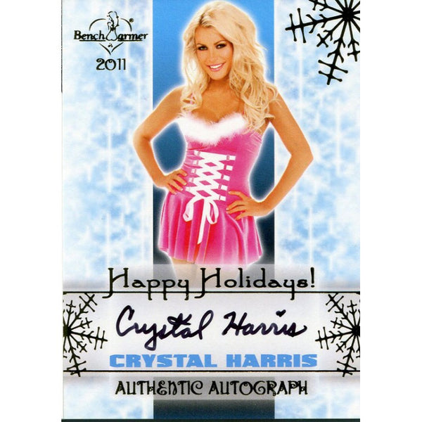 Crystal Harris Autographed 2011 Bench Warmers Card