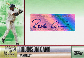 Robinson Cano Autographed Topps Card
