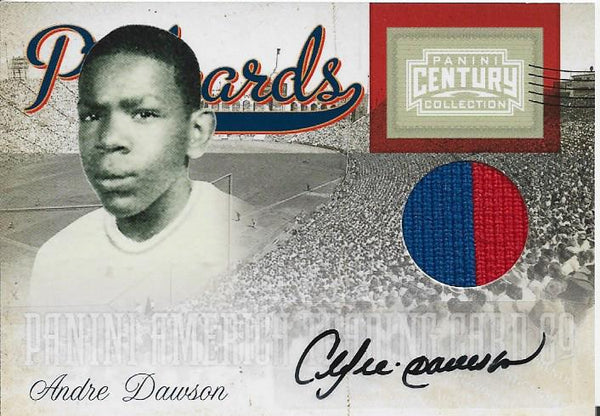 Andre Dawson 2010 Autographed Panini Jersey Card #21/50
