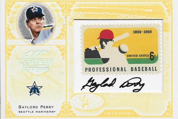Gaylord Perry Autographed Donruss 2004 Card #50/69