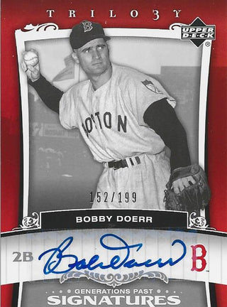 Bobby Doerr Autographed Upper Deck 2005 Card #152/199