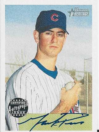 Mark Prior Autographed Bowman Heritage 2002 Card