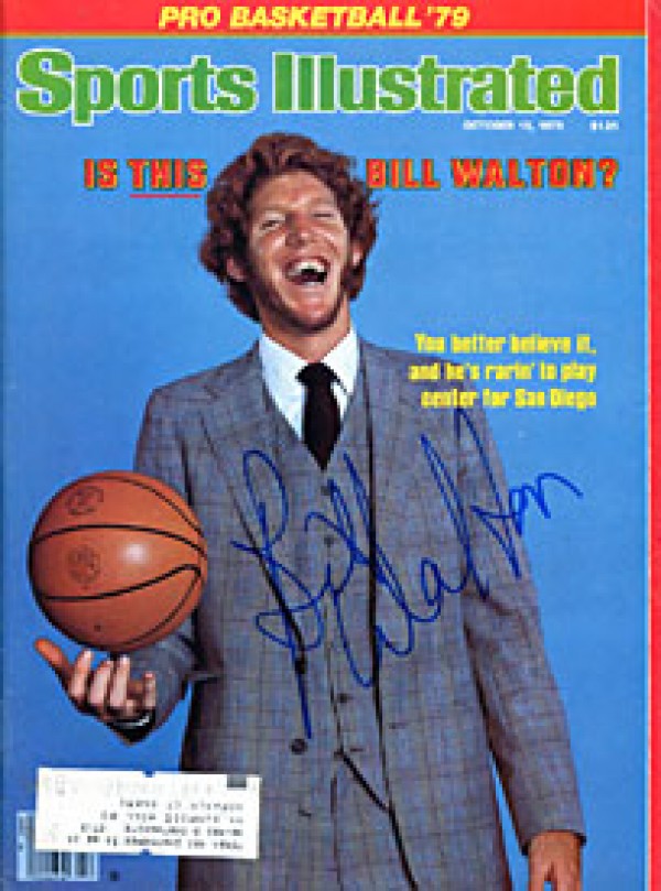 Bill Walton Autographed / Signed Sports Illustrated Magazine - October 15 1979