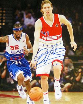 Dirk Nowitzski Autographed / Signed 2006 All Star 16x20 Photo
