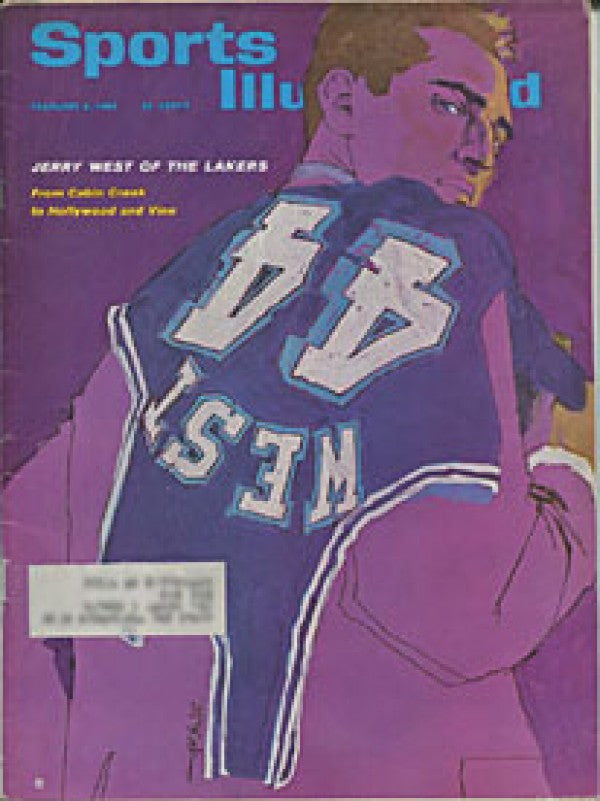 Jerry West Unsigned Sports Illustrated- Feb 8 1965