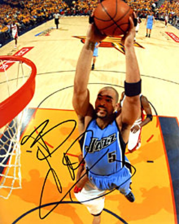 Carlos Boozer Autographed / Signed Utah Jazz 8x10 Photo