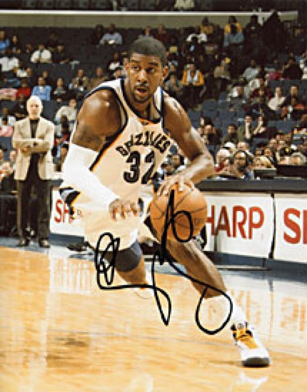 O. J. Mayo Autographed / Signed Memphis Grizzlies Basketball 8x10 Photo