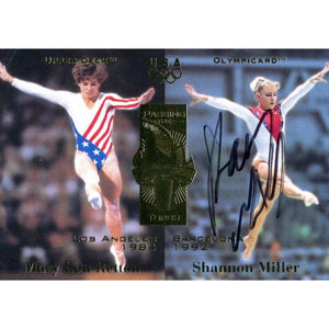 Shannon Miller Autographed 1996 Upper Deck Card