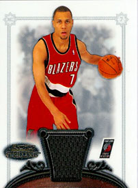 Brandon Roy 2007 Bowman Sterling Portland Trail Blazers Jersey Card