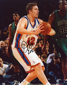 David Lee Autographed / Signed New York Knicks Basketball 8x10 Photo