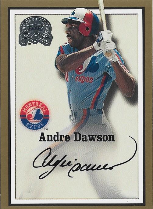 Andre Dawson Autographed Fleer 2000 Card
