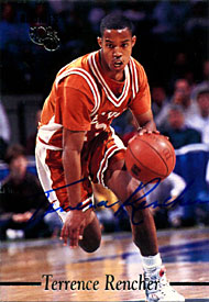 Terrence Rencher Autographed / Signed 1995 Classic Basketball Card