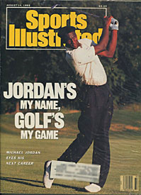 Michael Jordan Unsigned Sports Illustrated- Aug 14 1989