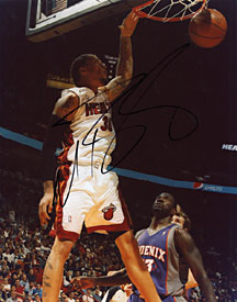 Michael Beasley Autographed / Signed Miami Heat Basketball 8x10 Photo