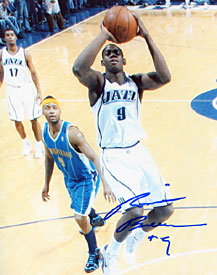 Ronnie Brewer Autographed / Signed Utah Jazz Basketball 8x10 Photo