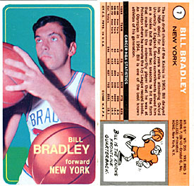 Copy of Bill Bradley 1970-1971 Topps Card #7
