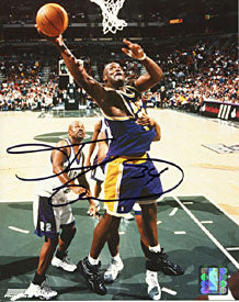 Shaquille O'Neal Autographed / Signed Dunk vs. Bucks Los Angeles Lakers 8x10 Photo