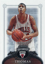 Tyron Thomas 2007 Topps Bowman Sterling Rookie Card # 46 - Chicago Bulls