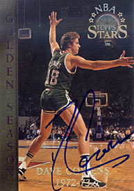 Dave Cowens Autographed / Signed 1996 Topps No.61 Basketball Card