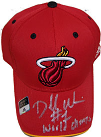 Dorell Wright Autographed/Signed Cap WORLD CHAMPS Red Heat Cap