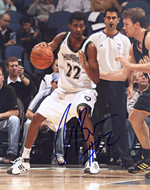 Corey Brewer Autographed / Signed Minnesota Timberwolves 8x10 Photo