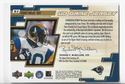 Isaac Bruce 2000 Upper Deck #IB-A Autographed Game Jersey Card