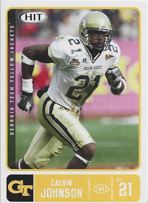 Calvin Johnson 2007 HIT Card