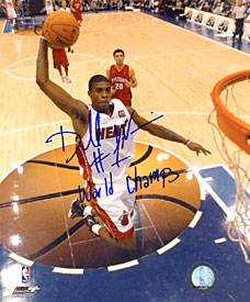 Dorell Wright Autographed/Signed 16x20 Photo WORLD CHAMPS