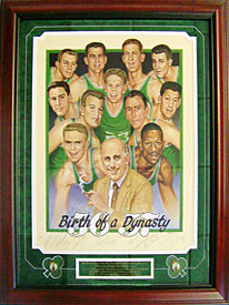 Birth of a Dynasty Autographed / Signed Framed Litho