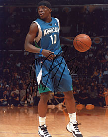 Jonny Flynn Autographed / Signed Minnesota Timberwolves Basketball 8x10 Photo