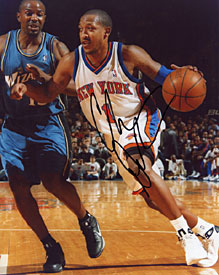 Chris Duhon Autographed / Signed New York Knicks Basketball 8x10 Photo