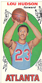 Lou Hudson Topps 1969-70 Basketball Rookie Card