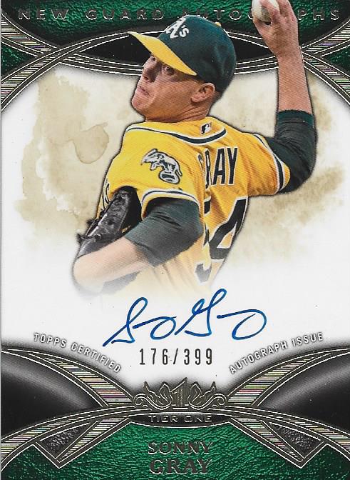Sonny Gray Autographed Topps Tier One Card #176/399