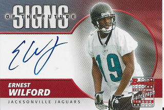 Ernest Wilford 2004 Autographed Bowman Card