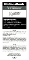 1997 Opening Day Marlins Vs Cubs Full Game ticket