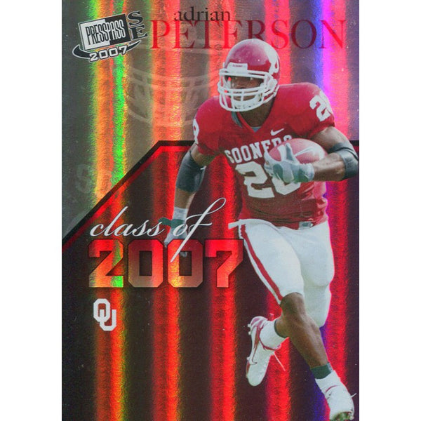 Adrian Peterson Unsigned 2007 Press Pass Rookie Card