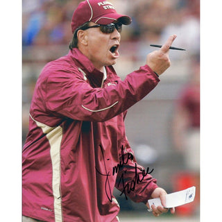 Jimbo Fisher Autographed 8x10 Florida State Photo