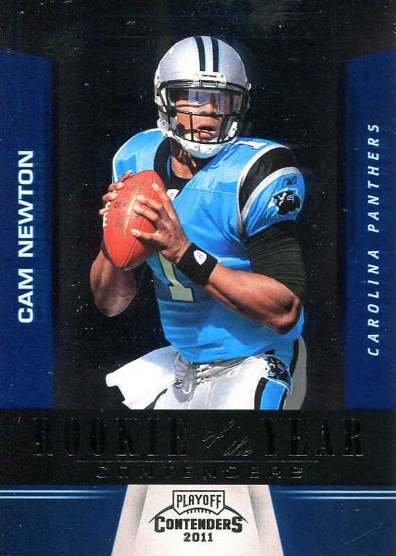 Cam Newton Unsigned 2012 Playoff Contenders Card